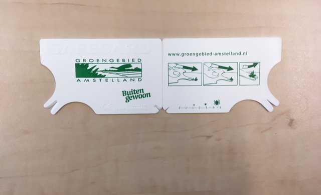 De tekenkaart Groengebied Amstelland