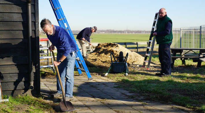 De vogelkijkhut bij het Landje van Geijsel