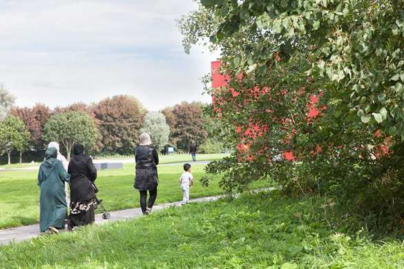 Gaasperplas wandelaars