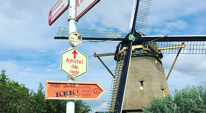 KEK Biertuin bij Poldermolen De Zwaan Ouderkerk aan de Amstel