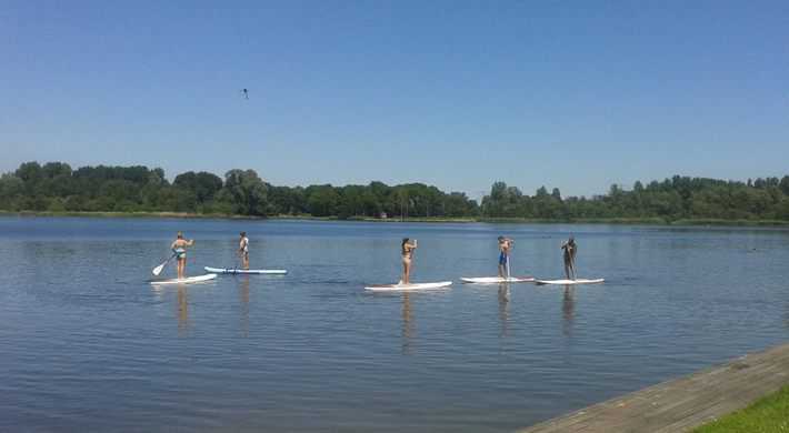 Suppen op de Gaasperplas