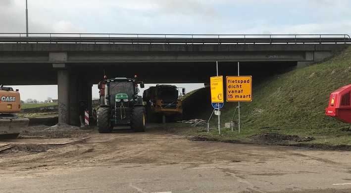 2021 Sluiting fietspad a9