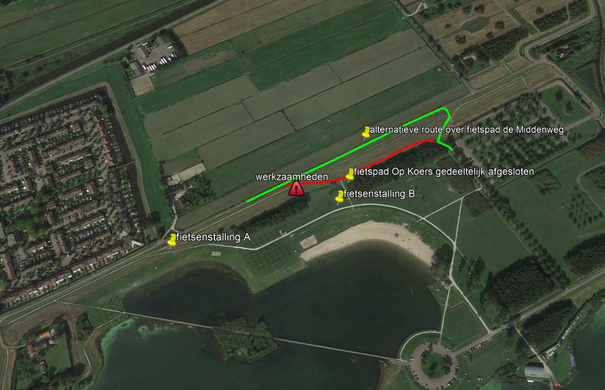 20210528 Werkzaamheden fietspad OKP