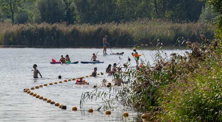2024 Recreanten in water bij De Hoge Dijk