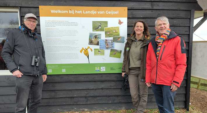 2026 Onthulling weidevogelbord Landje van Geijsel